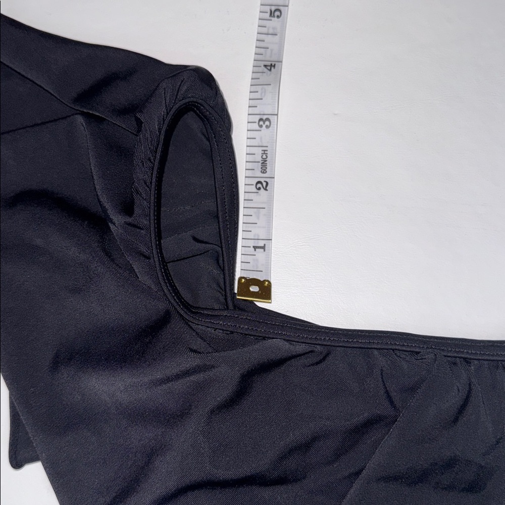 Victoria's Secret Black Ruffle One-Piece Swimsuit, size small - Picture 5 of 8